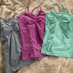 LLBean Slim Studio Cami Lot of 3 XS